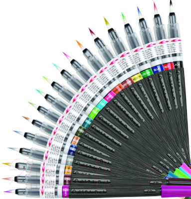 Кисть для рисования Pentel Color Brush / XGFL-150X (фиолетовый)