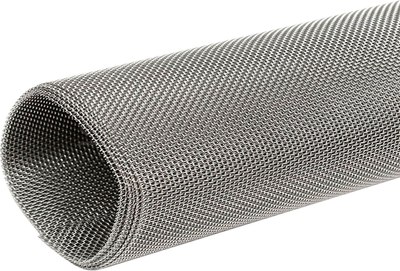 Сетка тканая Kronex 2.5x2.5x0.4мм / STK-0401 (рулон 1x25м, оцинкованная) - 
