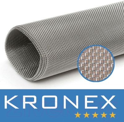 Сетка сварная Kronex 5x5x0.7мм / STK-0423 (рулон 1x25м, оцинкованная)