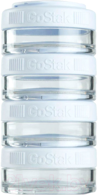 Набор контейнеров Blender Bottle GoStak Tritan / BB-G40-WHITE (белый)
