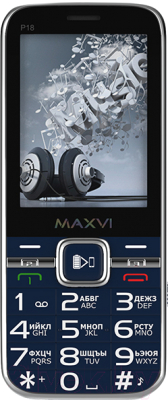 Мобильный телефон Maxvi P18 (синий)