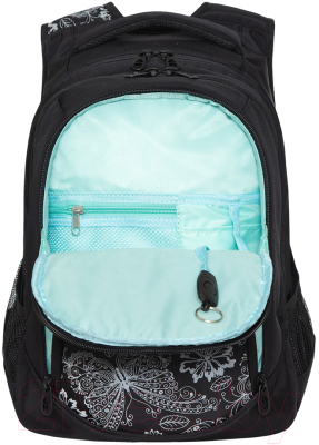 Школьный рюкзак Grizzly RD-141-1 (черный)