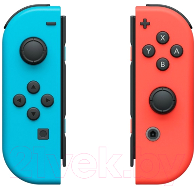 Комплект игровых контроллеров движения Nintendo Switch Joy-Con / 045496430566 (красный/синий)