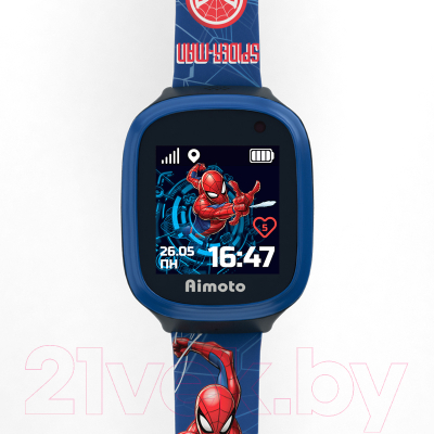 Умные часы детские Aimoto Marvel Человек-паук / 9301101