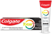 Зубная паста Colgate Total 12 профессиональное глубокое очищение (75мл) - 