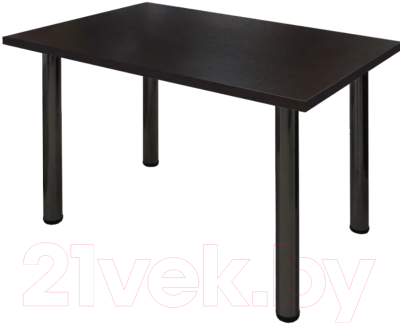 Обеденный стол Solt 120x80 (венге/ноги черные)