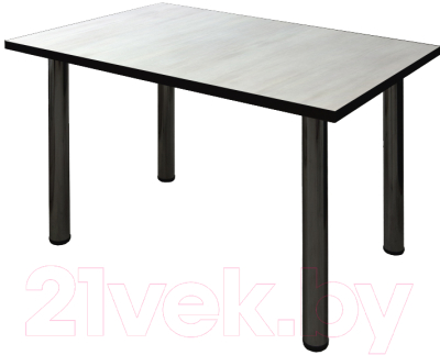 Обеденный стол Solt 100x60 (северное дерево светлое/ноги черные)