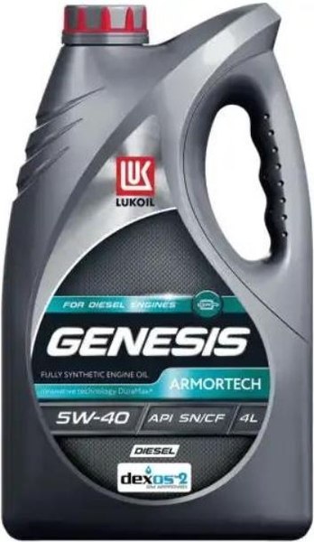 Моторное масло Лукойл Genesis Armortech Diesel 5W40 / 3149129 (4л)