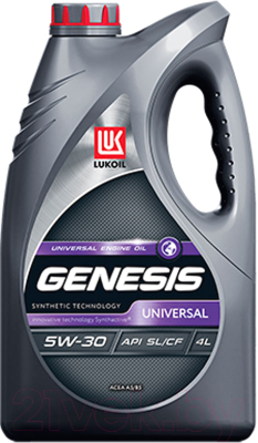 Моторное масло Лукойл Genesis Universal 5W30 / 3148621 (4л)