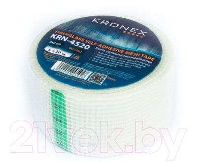 Серпянка Kronex KRN-4520 / 2х2мм (20м, белый)