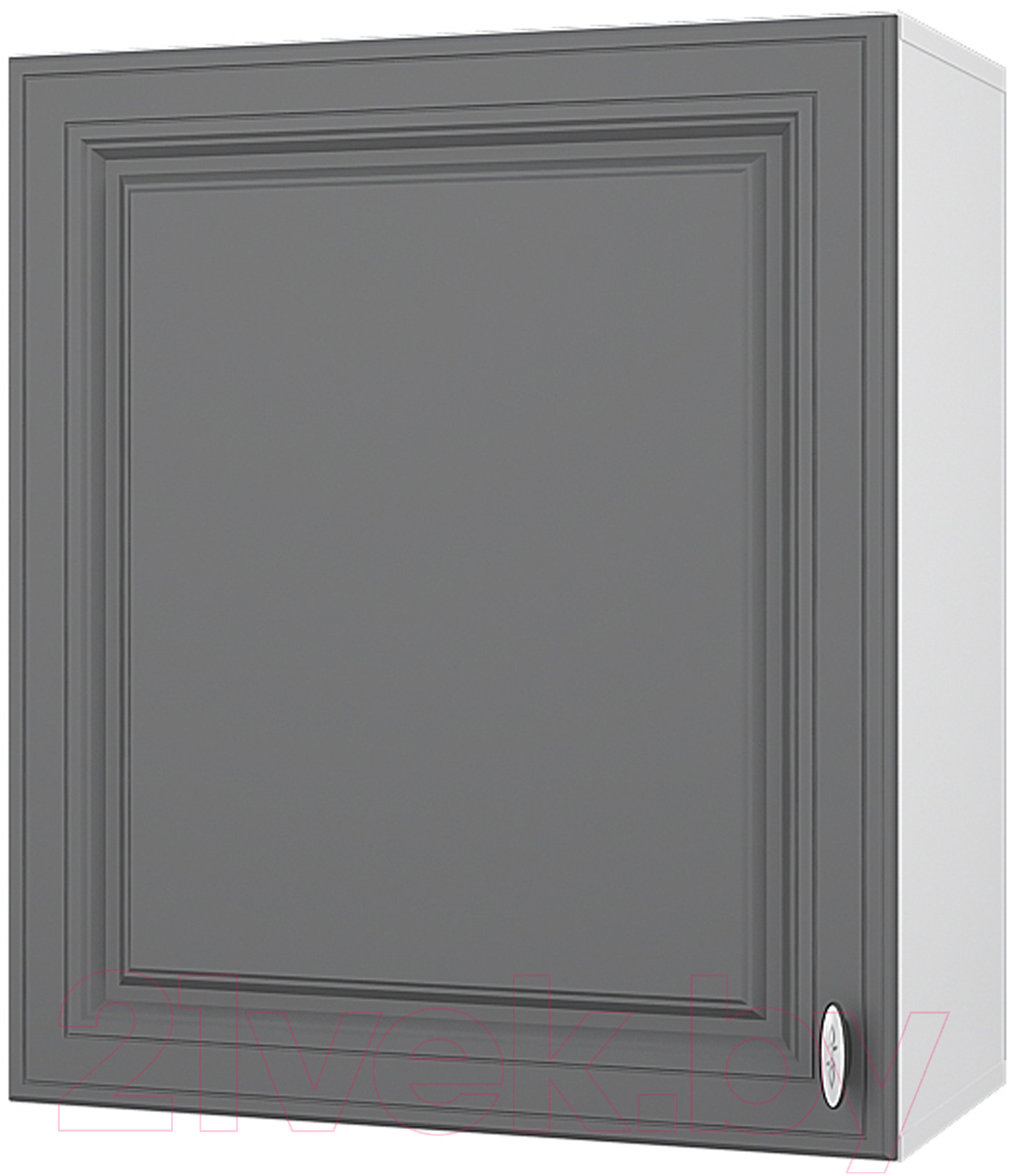 Шкаф навесной для кухни Горизонт Мебель Ева 60 (графит софт)