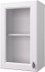 Шкаф навесной для кухни Горизонт Мебель Ева 40 с витриной (белый софт) - 