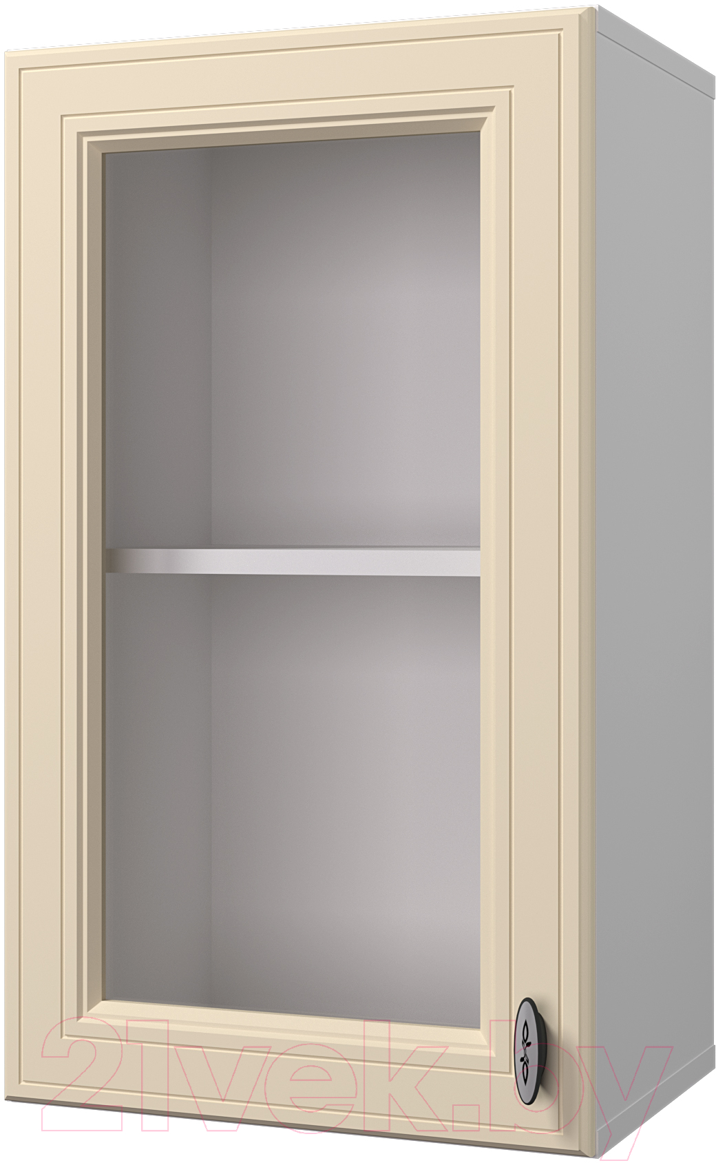 Шкаф навесной для кухни Горизонт Мебель Ева 40 с витриной
