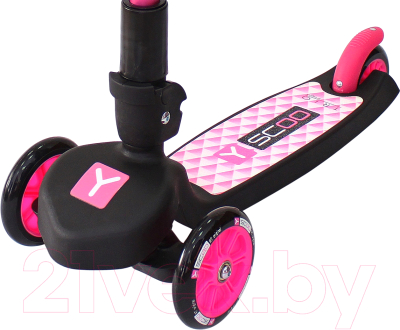 Самокат детский Y-Scoo RT 120 Trio Maxi (розовый)