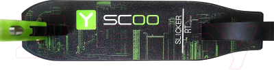 Самокат городской Y-Scoo RT 205 Slicker / амортизатор (зеленый)
