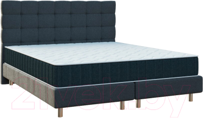 

Двуспальная кровать Proson, Riga Boxspring Lift Savana Grey 160x200