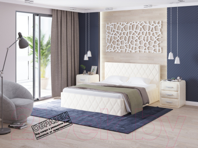 Двуспальная кровать Proson Fresco Savana Grey 160x200 (серый)