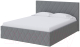 Двуспальная кровать Proson Fresco Savana Grey 200x200 (серый) - 
