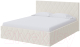 Двуспальная кровать Proson Fresco Savana Milk 200x200 (молочный) - 