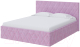 Двуспальная кровать Proson Fresco Лофти 200x200 (сиреневый) - 