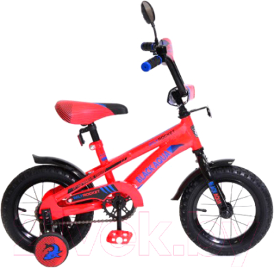 

Детский велосипед Black Aqua, Wily Rocket 1s KG1208 со светящимися колесиками