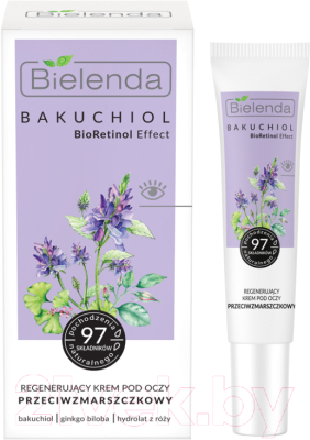Крем для век Bielenda Bakuchiol BioRetinol Effect восстанавливающий против морщин (15мл)