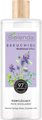 Мицеллярная вода Bielenda Bakuchiol BioRetinol Effect увлажняющая (500мл)