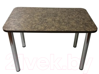 Обеденный стол Solt 120x80 (умбрия/ноги хром)