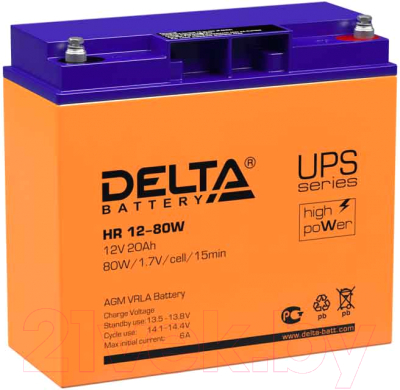 Батарея для ИБП DELTA HR 12-80W
