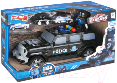 

Набор игрушечных автомобилей Six-Six Zero, Внедорожник / 660-A254