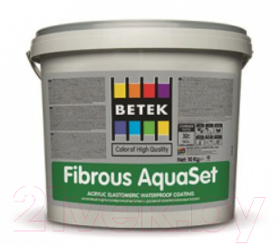 Гидроизоляционная мастика Betek Fibrous Aquaset (20кг)