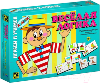 

Развивающие карточки Step Puzzle, Веселая логика / 76035