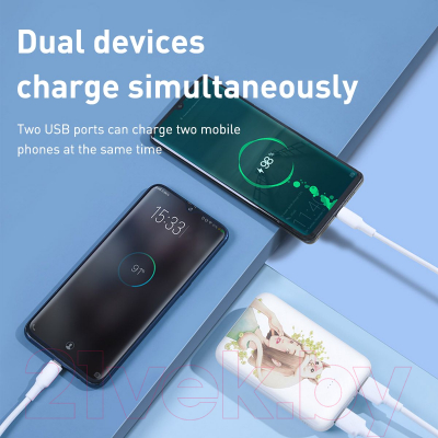 Портативное зарядное устройство Baseus Mini JA For Dog 10000mAh PPX10-MC02 (белый)