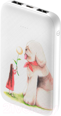 Портативное зарядное устройство Baseus Mini JA For Dog 10000mAh PPX10-MC02 (белый)