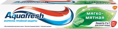 Зубная паста Aquafresh Mild and Minty Мягко-Мятная (100мл) -