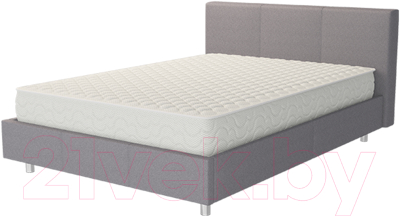 Полуторная кровать Proson Novo Savanna Grey 140x200 (серый)