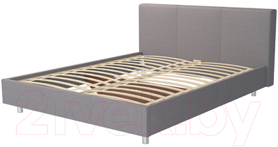 Двуспальная кровать Proson Novo Savanna Grey 160x200 (серый)
