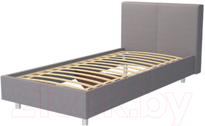 Односпальная кровать Proson Novo Savanna Grey 90x200 (серый)