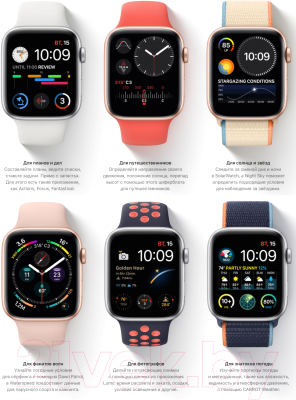 Умные часы Apple Watch SE GPS 40mm / MKQ13 (алюминий графит/темная ночь)