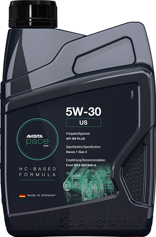 Моторное масло Avista Pace Evo US 5W30 / 173439 (1л)