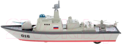 Корабль игрушечный Технопарк FY016-18SLMIL-GY