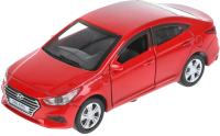 Автомобиль игрушечный Технопарк Hyundai Solaris / SOLARIS2-12-RD - 