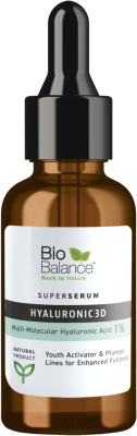 

Сыворотка для лица Bio Balance, Супер сыворотка с гиалуроновой кислотой 1%