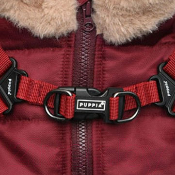 Куртка для животных Puppia Donavan / PAUD-VT1853-BK-M (черный)