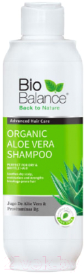 Шампунь для волос Bio Balance Органический с экстрактом алоэ-вера для сухих и ломких волос (330мл)