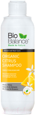 Шампунь для волос Bio Balance Органический с экстрактом цитруса для жирных волос (330мл)