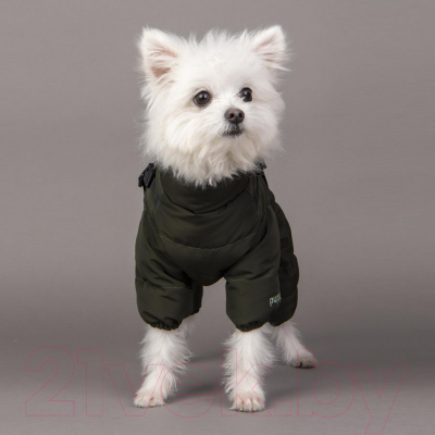 Комбинезон для животных Puppia Soft Onesie / PAUD-JP1677-KH-S (хаки)