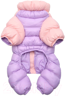 Комбинезон для животных Puppia Ultra Light Pastel / PAUD-JP1675-PK-XXL (розовый/сиреневый)