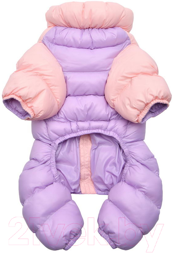 Комбинезон для животных Puppia Ultra Light Pastel / PAUD-JP1675-PK-XXL (розовый/сиреневый) — фото 2