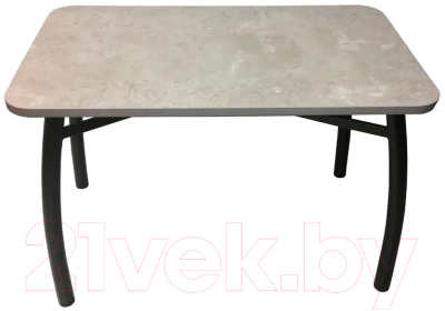 Обеденный стол Solt 120x80 (бетао/ноги усиленные шелби-дуо черные)